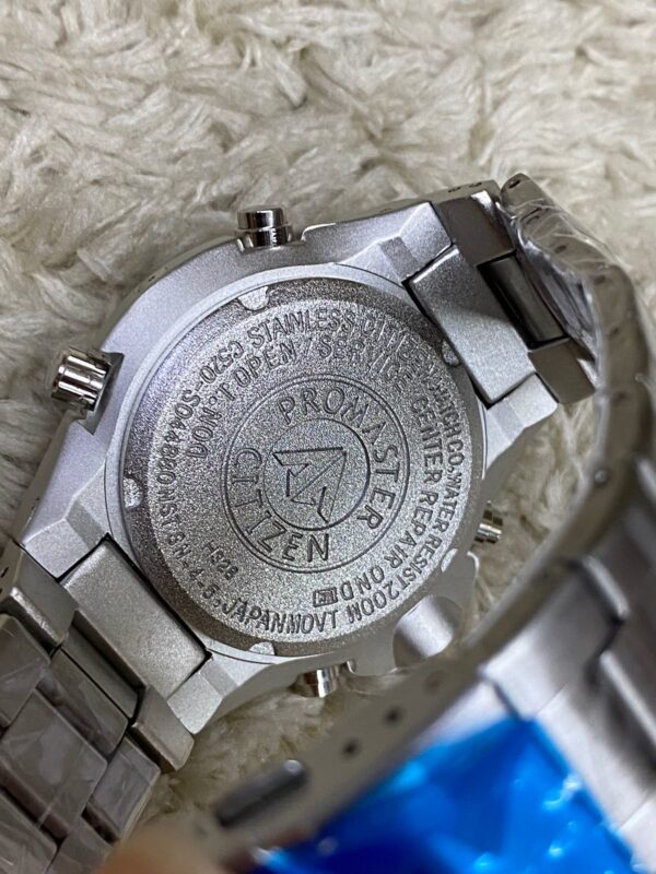 Relógios Masculino Citizen Eco-Drive Serie Prata Amarelo P/Aço 100% funcional (C/ Caixa) a prova dagua - Imagem 4