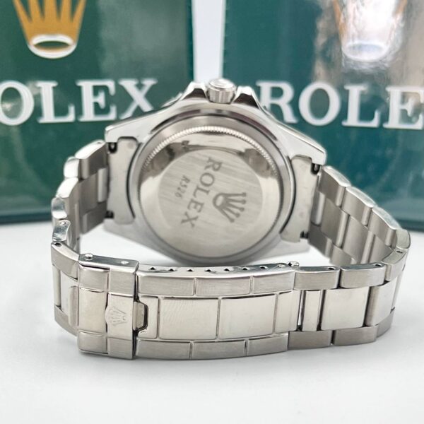 Relógio Rolex Submariner Prata/Preto nevoa linha Gold c/ caixa premium - Imagem 5