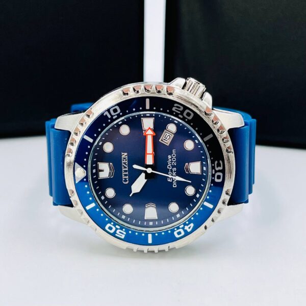 Relógio Citizen Aqualand masculino azul c/ caixa a prova dagua - Imagem 3