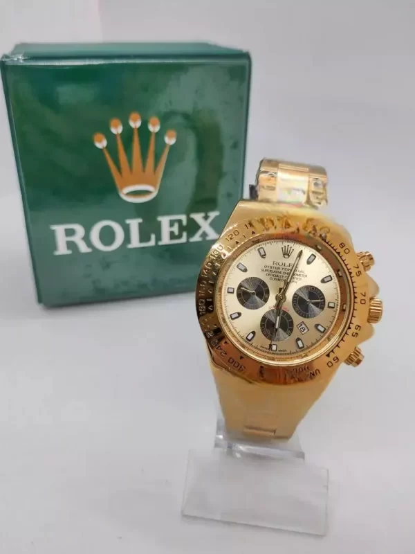 Relógio Rolex Oyster Perpetual Dourado (Caixa Premium) - Imagem 3