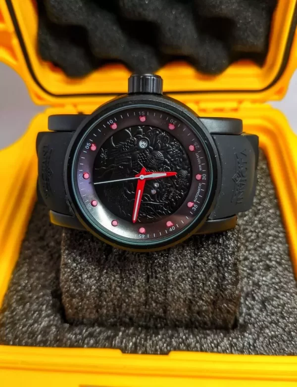 Relógio Invicta Yakuza - preto pulseira Preta - Imagem 4