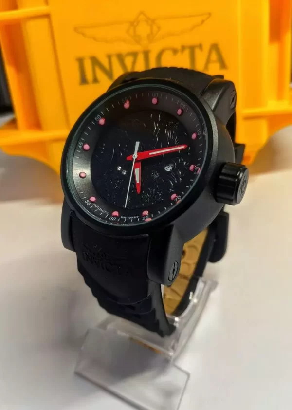 Relógio Invicta Yakuza - preto pulseira Preta - Imagem 5