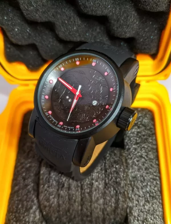 Relógio Invicta Yakuza - preto pulseira Preta - Imagem 6