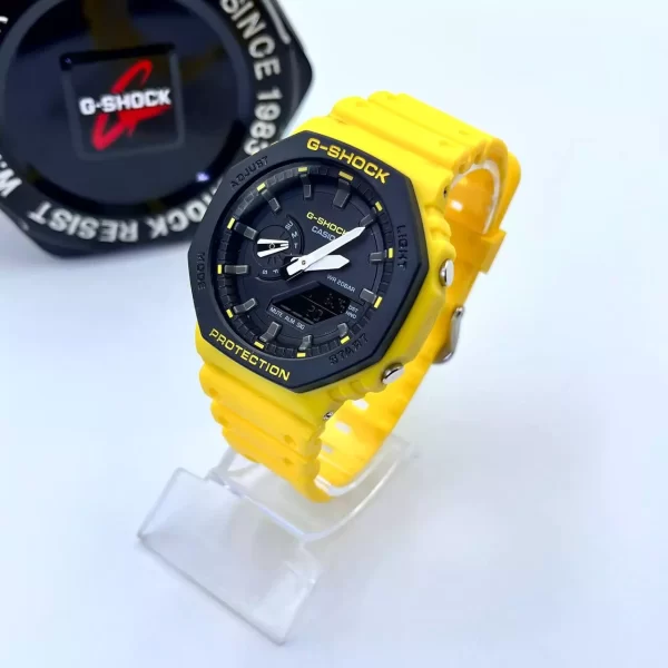 Relógio Masculino G-Shock Ga-2110 amarelo a prova dagua - Imagem 3