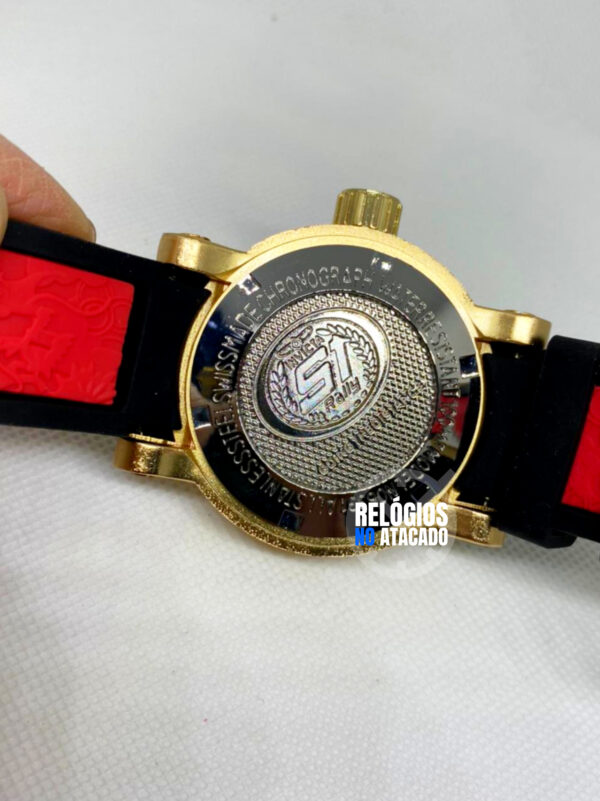 Relógio Invicta Yakuza Dourado Marrom c/caixa - Imagem 4