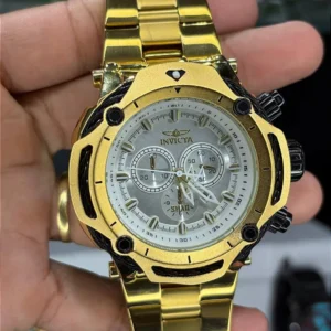 INVICTA - BOLT EXCURSION DOURADO/BRANCO