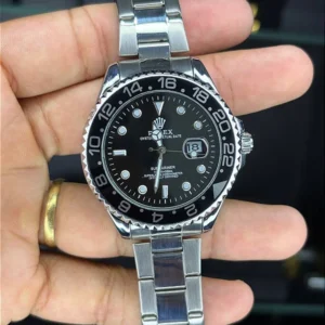 Rolex submariner Prata / Pulseira de Metal
