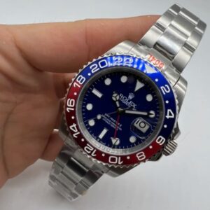 GMT Pepsi - Pulseira de Prata