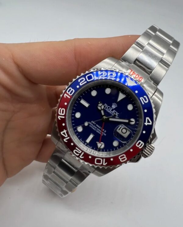 GMT Pepsi - Pulseira de Prata